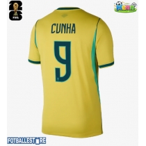 Brasil Matheus Cunha #9 Hjemmedrakt VM 2026 Kortermet